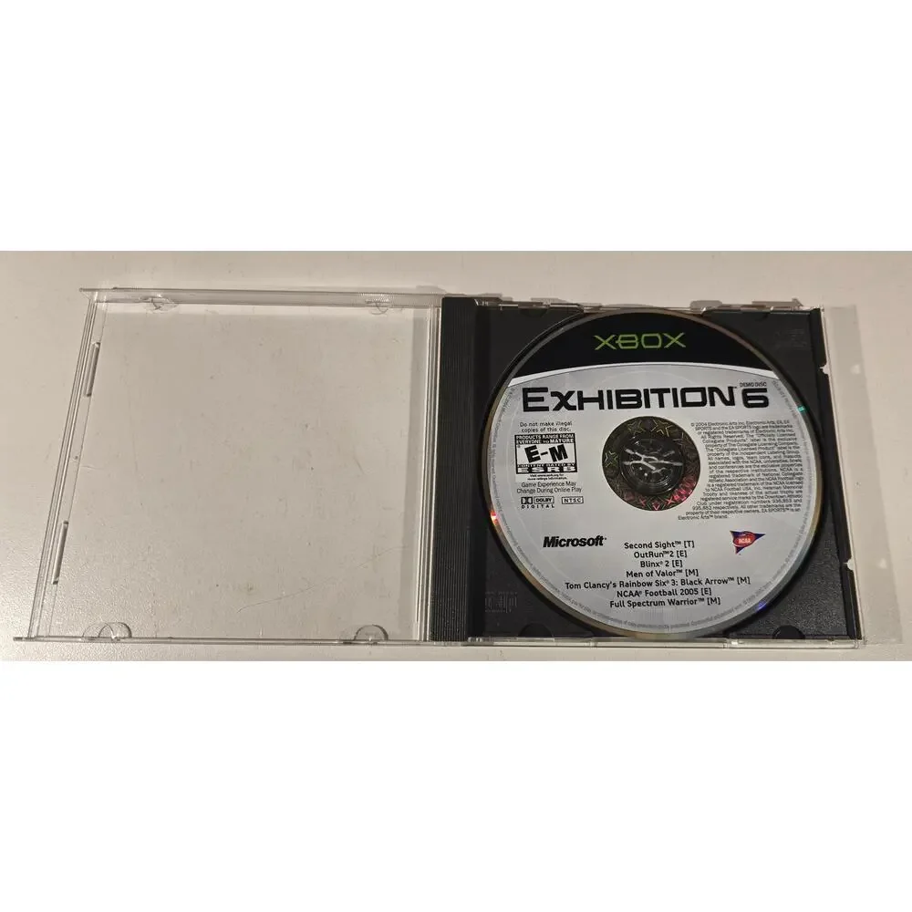 Original Xbox Exhibition Demo Disc Lot Vol 2 3 5 6